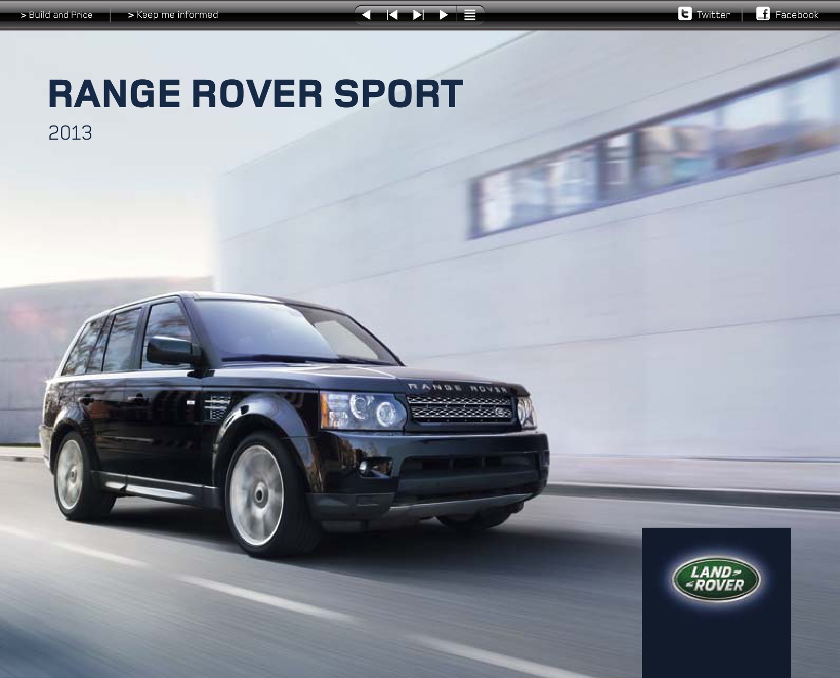 2013 Range Rover Sport Brochure Page 64